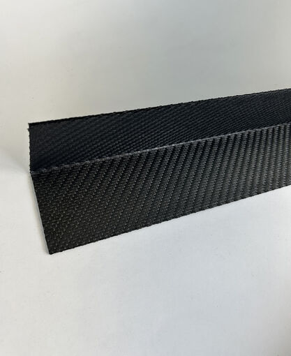 Woven CFC L Angle - 90 deg - 0.05" thick x 2.95" leg x 39.37" long